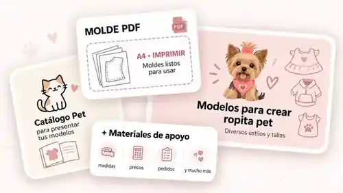 Vista del pack digital Atelier Pet en Casa